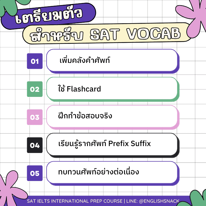 ศัพท์ sat 1000 คํา