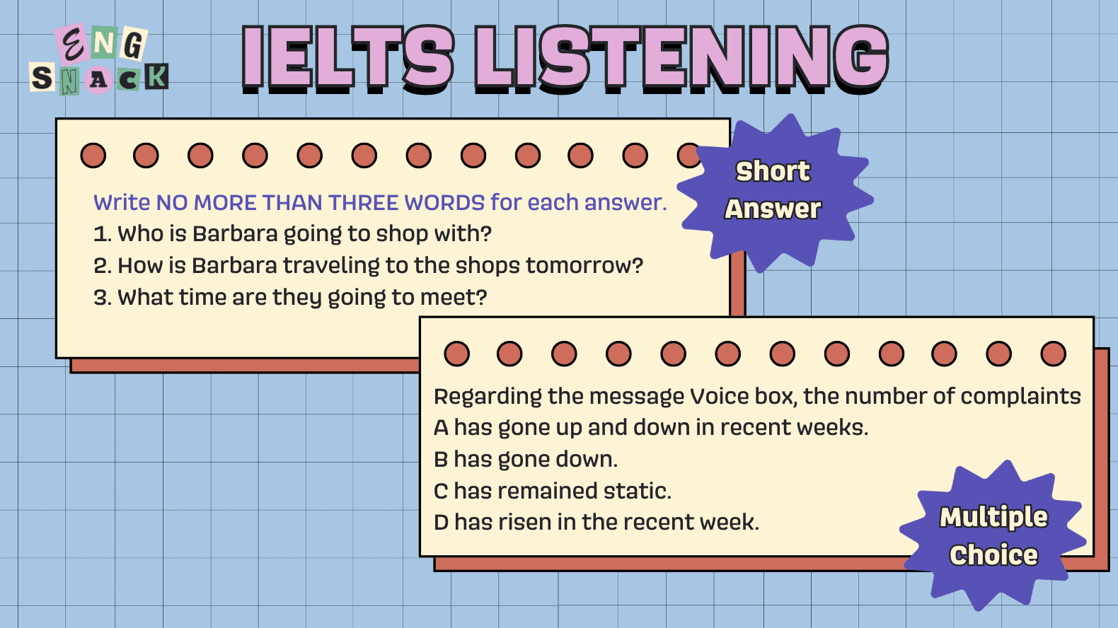 ข้อสอบ IELTS Listening 3